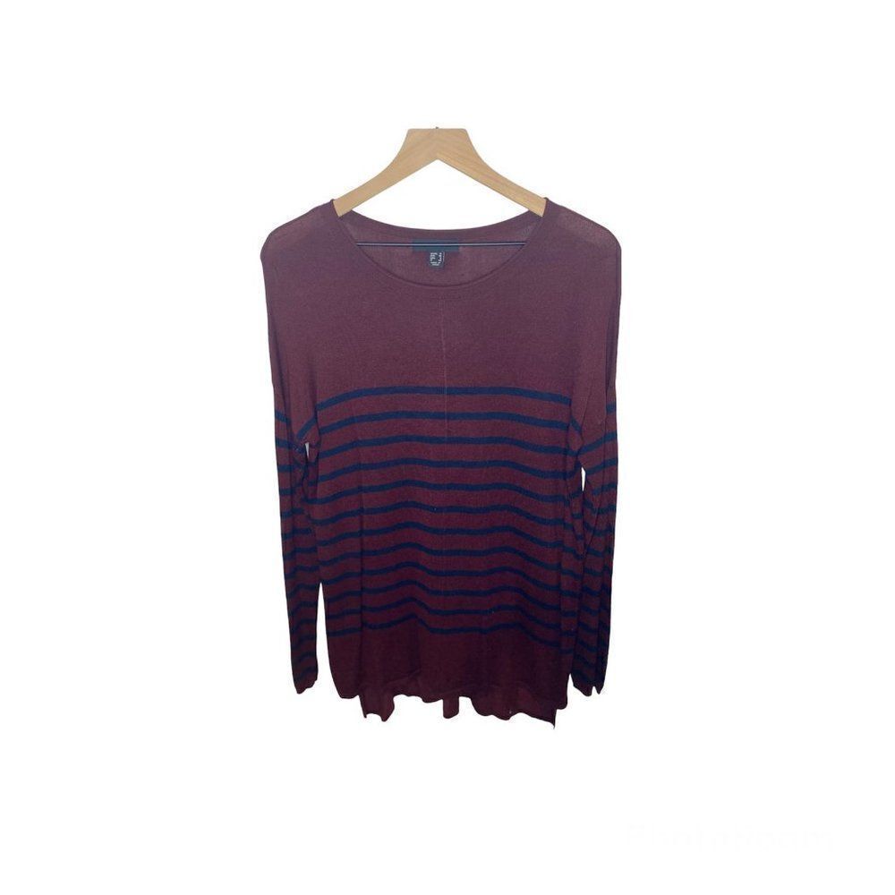 ATMOSPHERE Stripe Long Sleeve Sweater Top